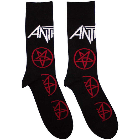 Anthrax Pentathrax Pattern [Socks] - Rock Band Apparel