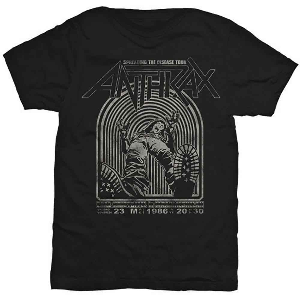 Anthrax Spreading the disease [T-Shirt] Black