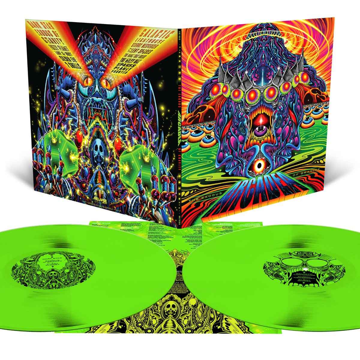 The Exodus Of Gravity (Neon Green Vinyl) [2LP] [Vinyl]