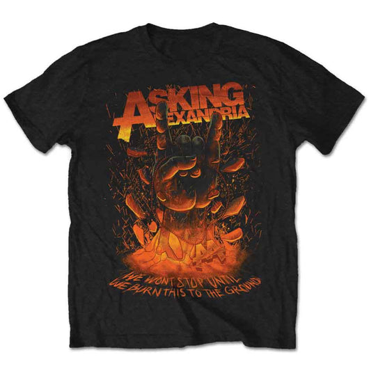 Asking Alexandria Metal Hand [T-Shirt] - Rock Band Apparel