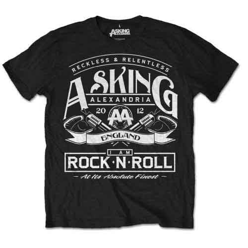 Asking Alexandria Rock 'n Roll [T-Shirt] - Rock Band Apparel