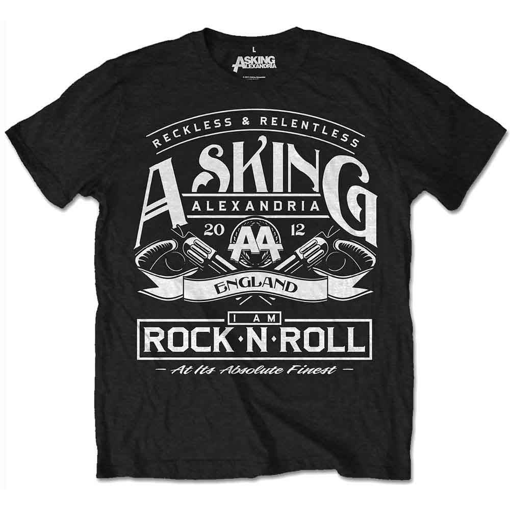 Asking Alexandria Rock N' Roll [T-Shirt] - Rock Band Apparel