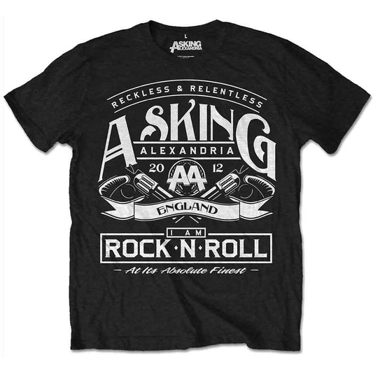 Asking Alexandria Rock N' Roll [T-Shirt] - Rock Band Apparel