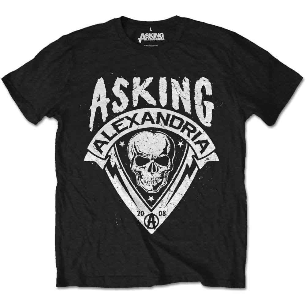 Asking Alexandria Skull Shield [T-Shirt] - Rock Band Apparel
