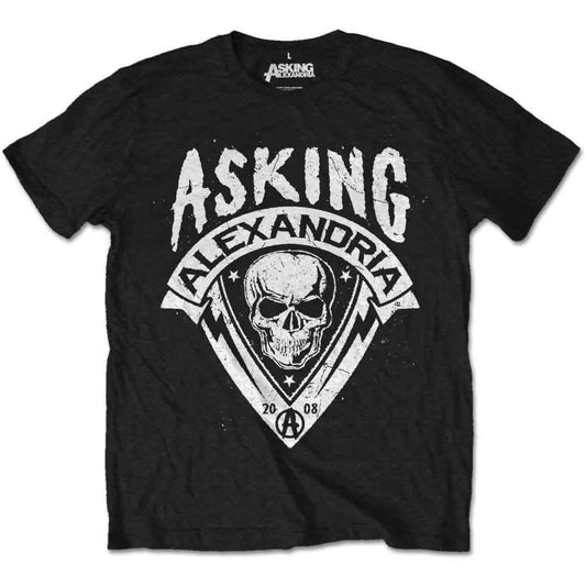Asking Alexandria Skull Shield [T-Shirt] - Rock Band Apparel