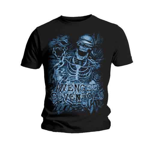 Avenged Sevenfold Chained Skeleton [T-Shirt] - Rock Band Apparel