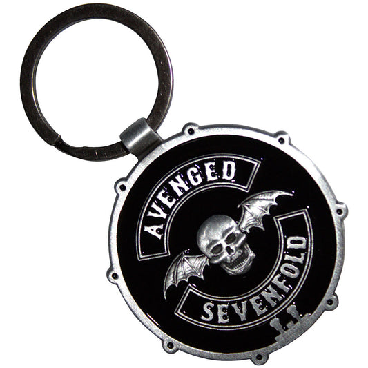 Avenged Sevenfold Deathbat Crest Drum Double-Sided []