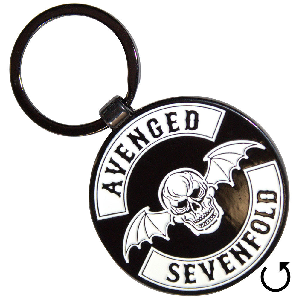 Avenged Sevenfold Deathbat Crest [Keychain] - Rock Band Apparel