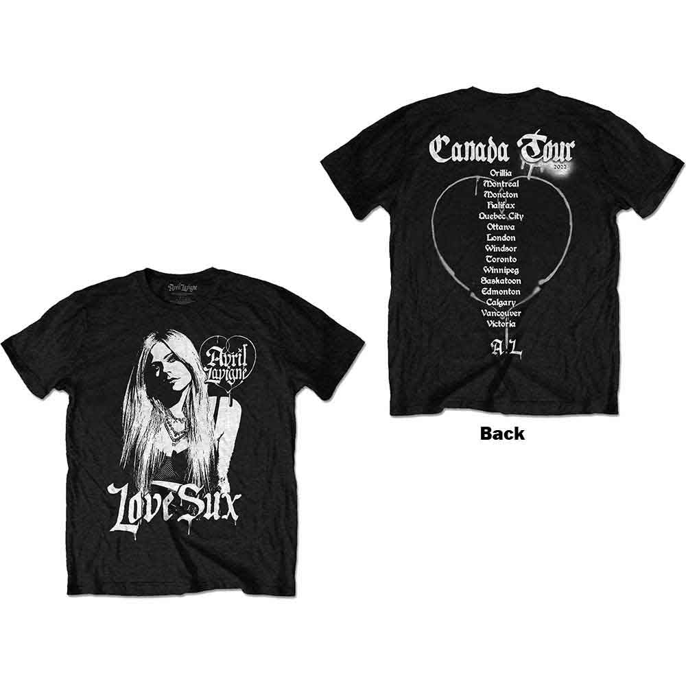 Avril Lavigne Love Sux [T-Shirt] Black