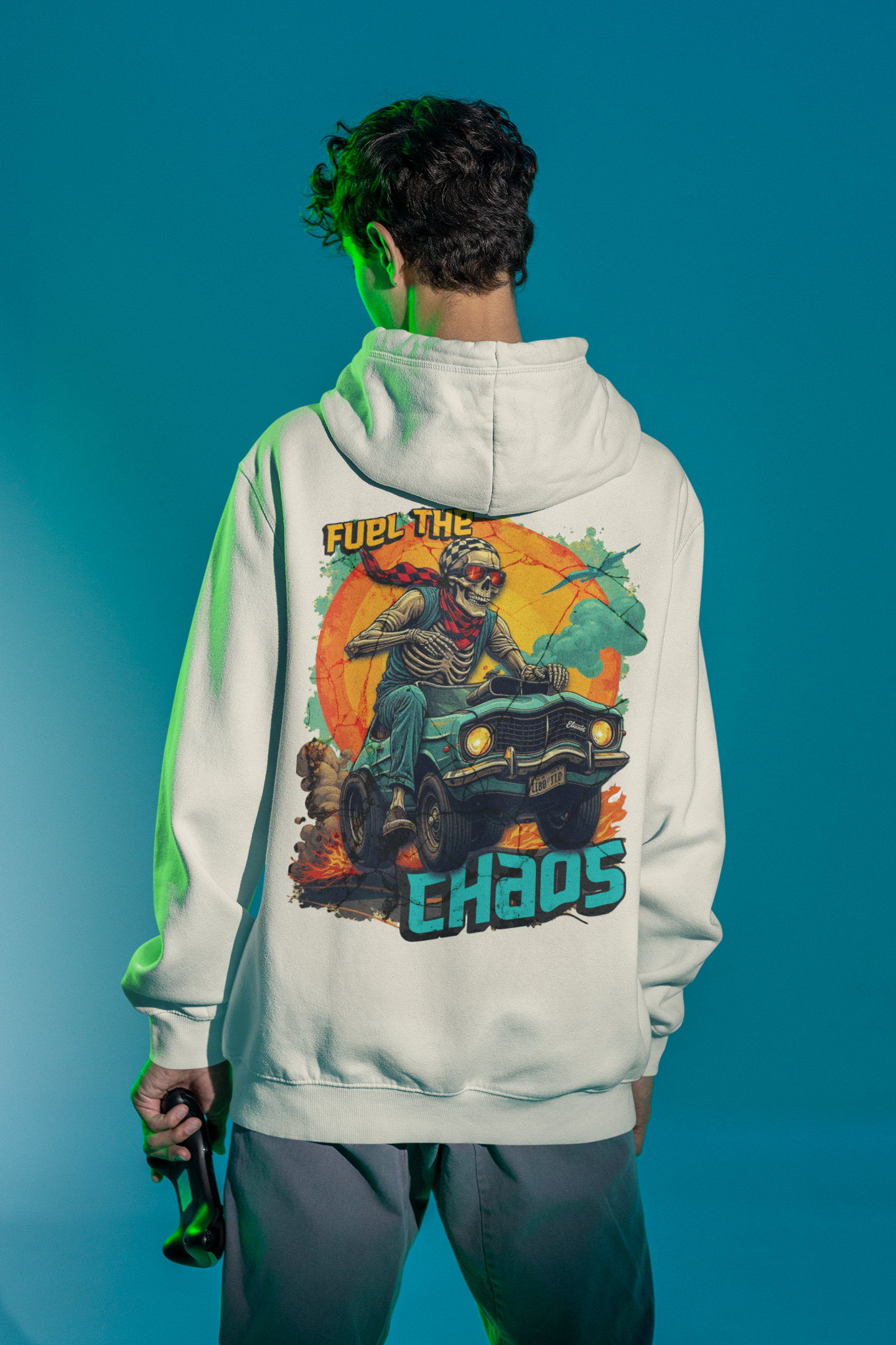 Fuel the Chaos – Limited Hoodie (Sand)