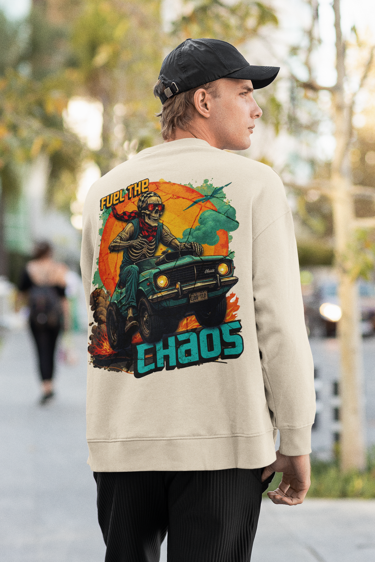 Fuel the Chaos – Limited Crewneck (Sand)