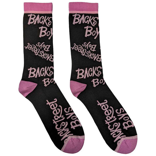 Backstreet Boys Logo Repeat [Socks] - Rock Band Apparel