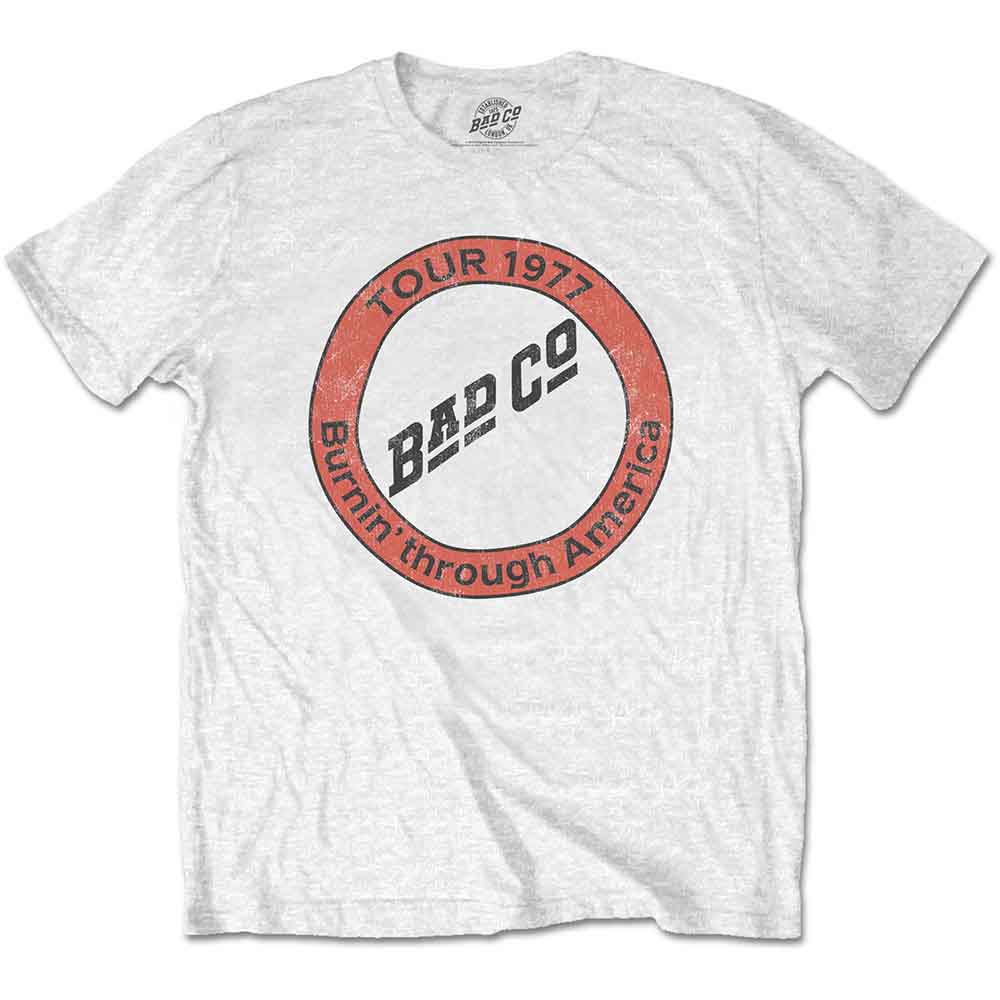 Bad Company Burnin' Through America [T-Shirt] - Rock Band Apparel