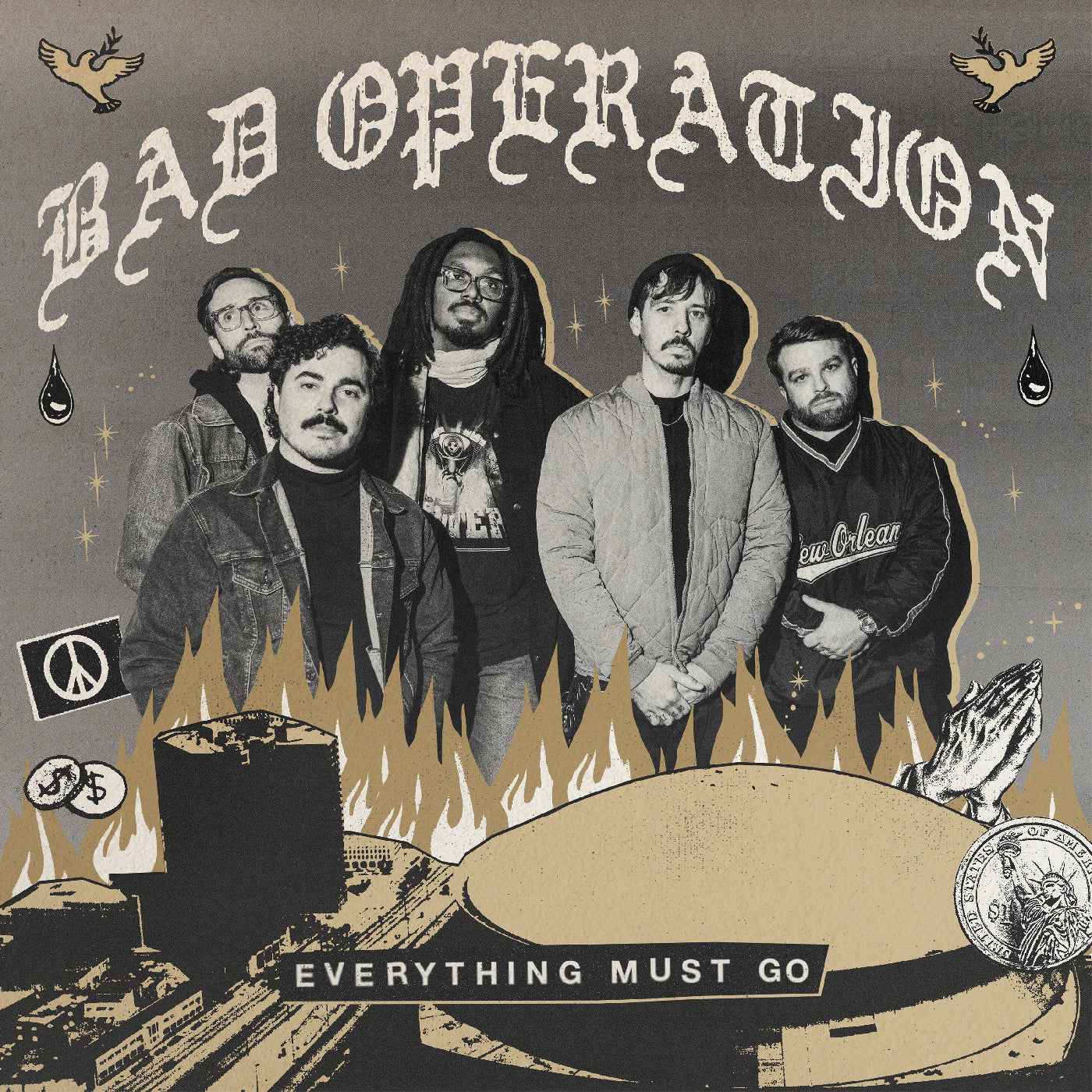 Bad Operation - Everything Must Go (Gold Vinyl) [Vinyl]