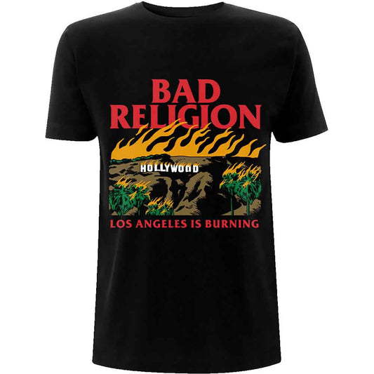 Bad Religion Burning Black [T-Shirt] - Rock Band Apparel
