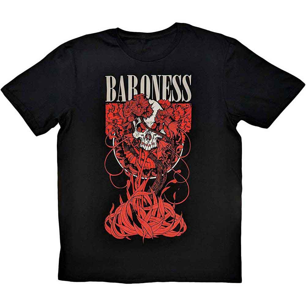 Baroness Fleur Skull [T-Shirt] - Rock Band Apparel