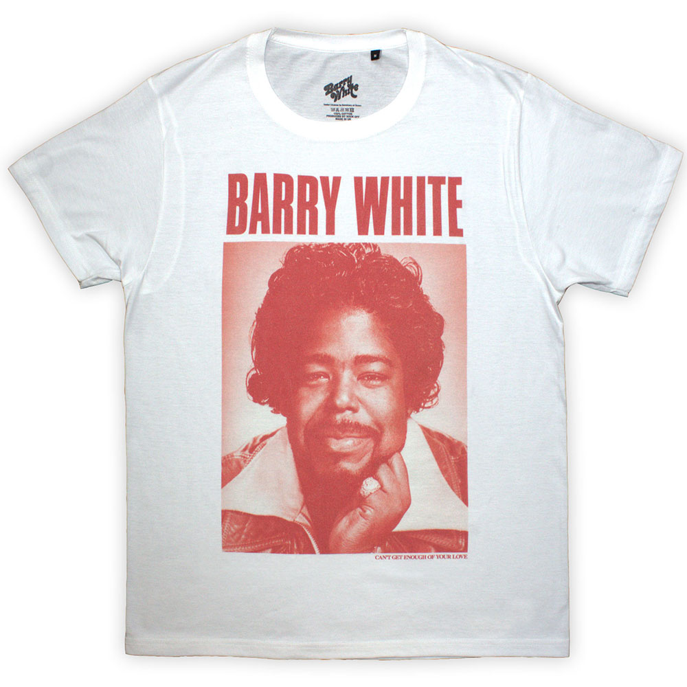 Barry White Box Photo [T-Shirt] White