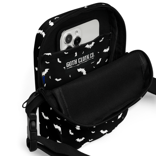 Batty Blackout Crossbody Bag