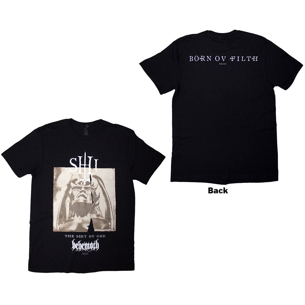 Behemoth The Shit Ov God Parchment [] Black