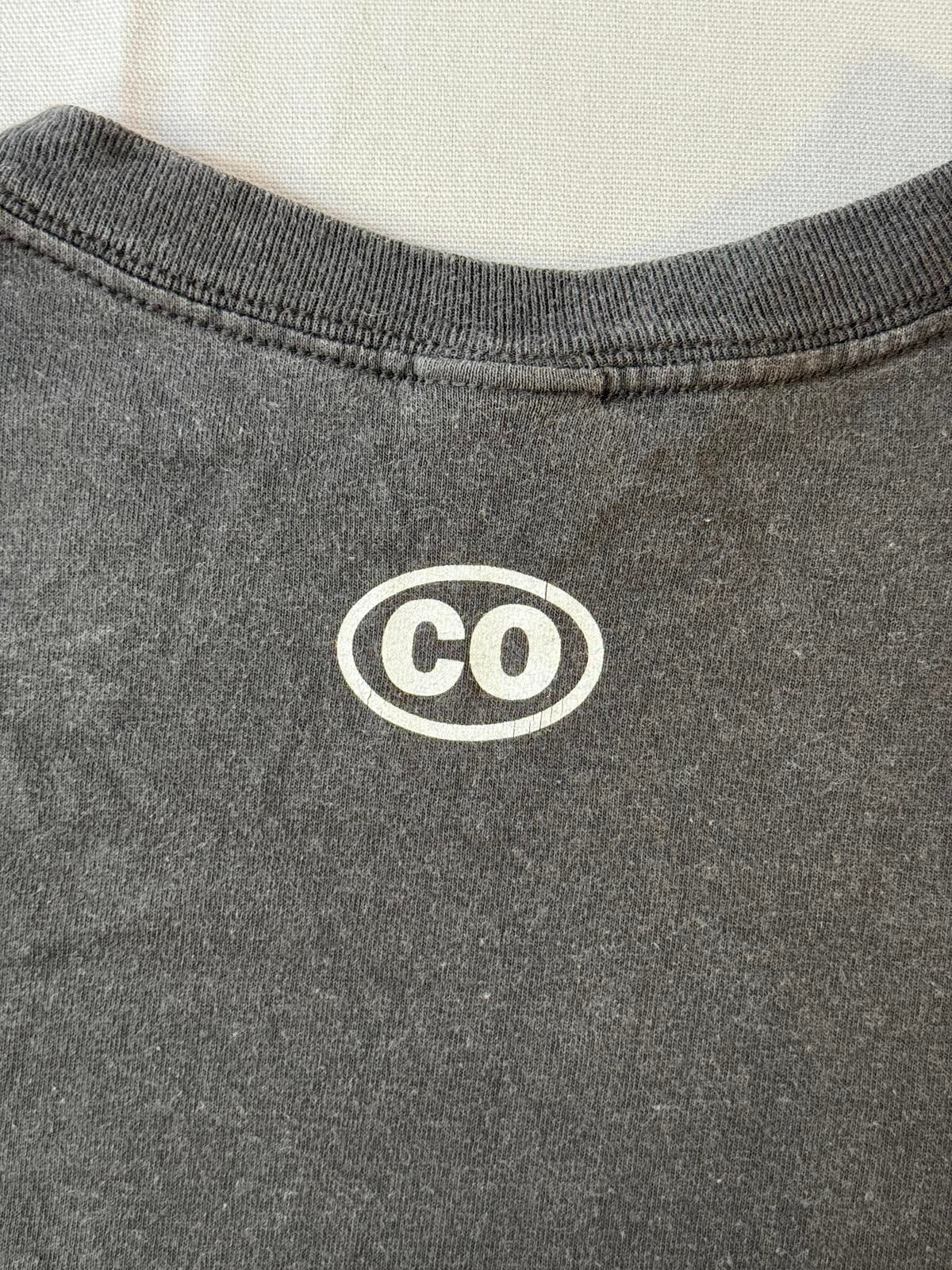 Faded Colorado Vail Y2K Flame Biker Style Tee - XL