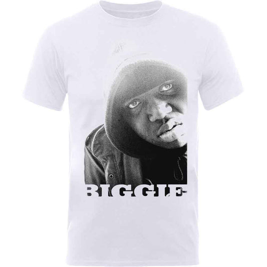 Biggie Smalls B&W Portrait [T-Shirt] - Rock Band Apparel