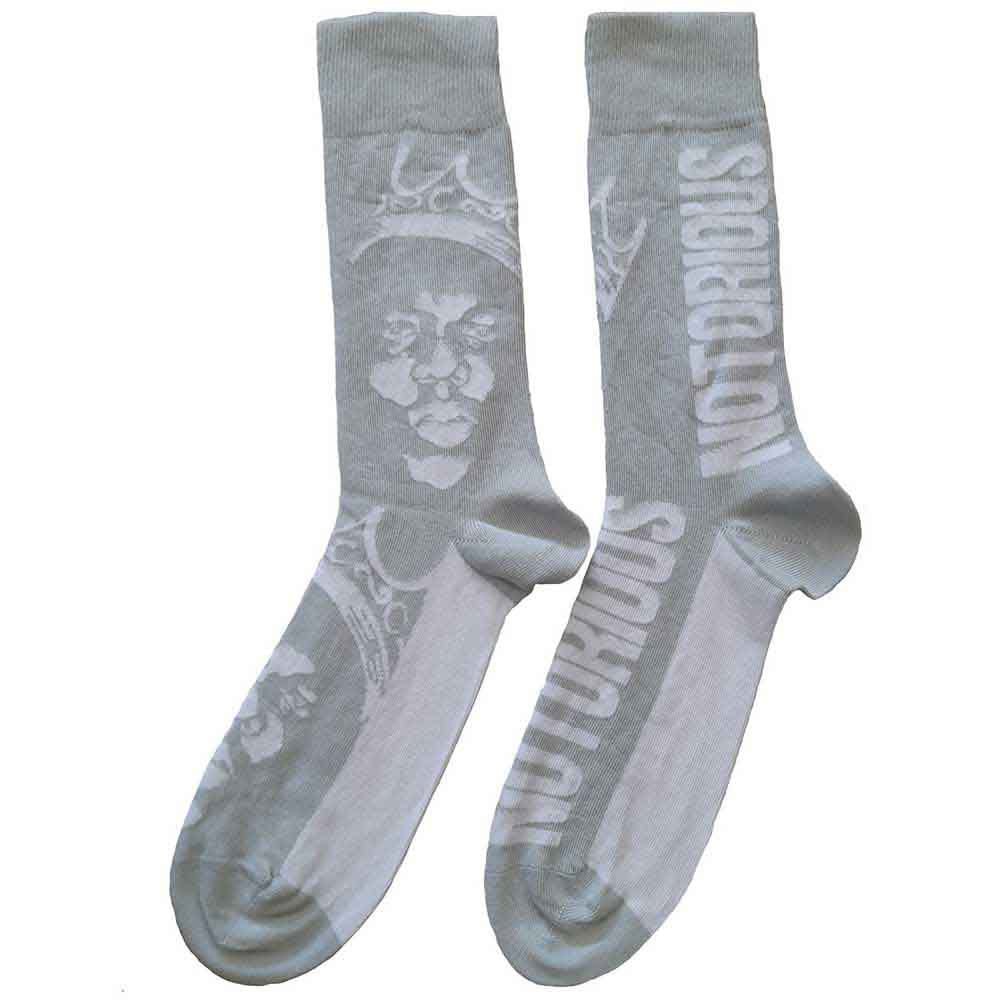 Biggie Smalls Crown Monochrome [Socks] - Rock Band Apparel