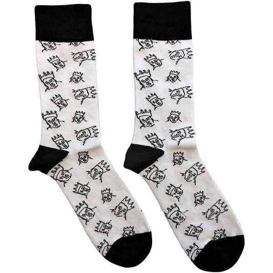 Biggie Smalls Hand-Drawn [Socks] - Rock Band Apparel