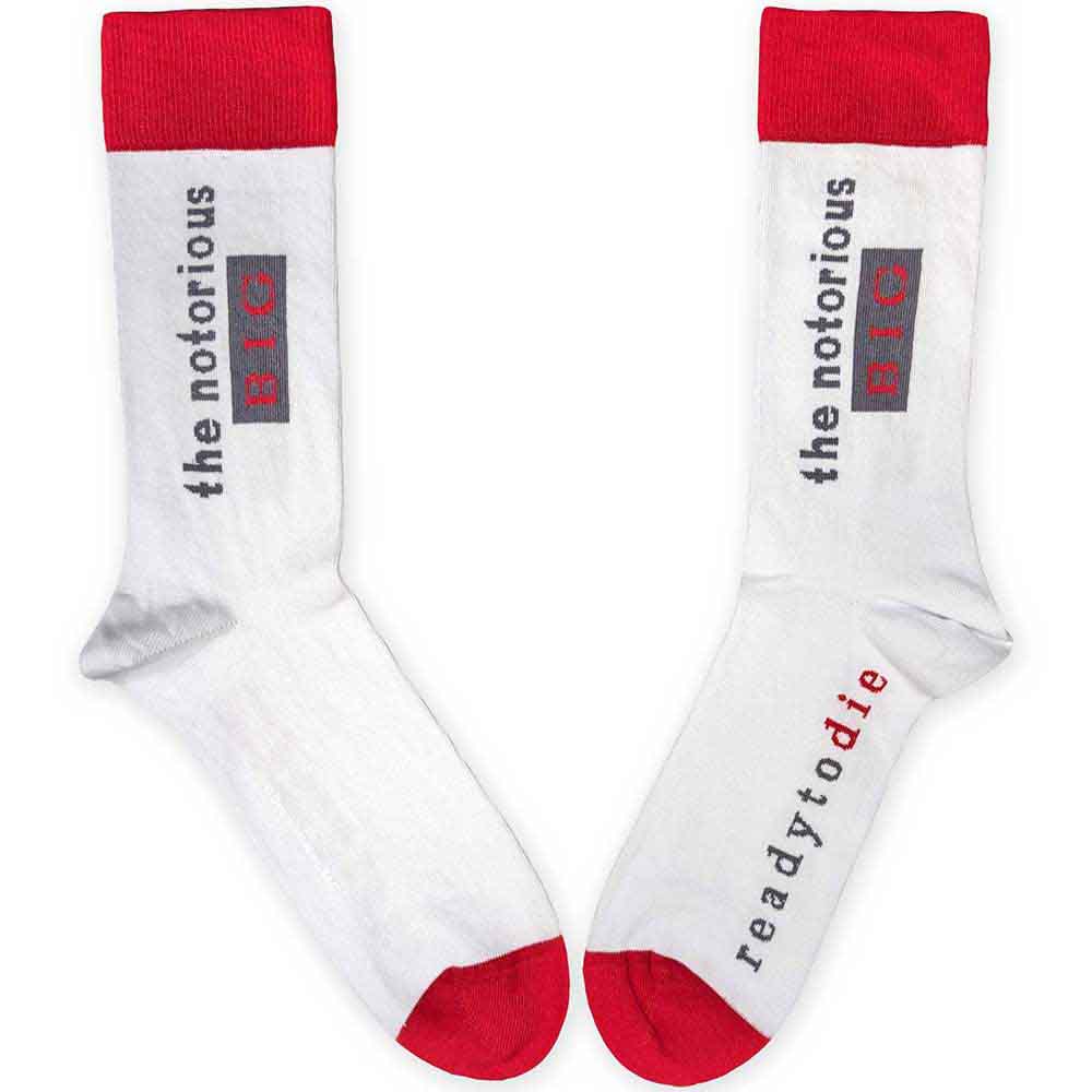 Biggie Smalls Ready To Die [Socks] White