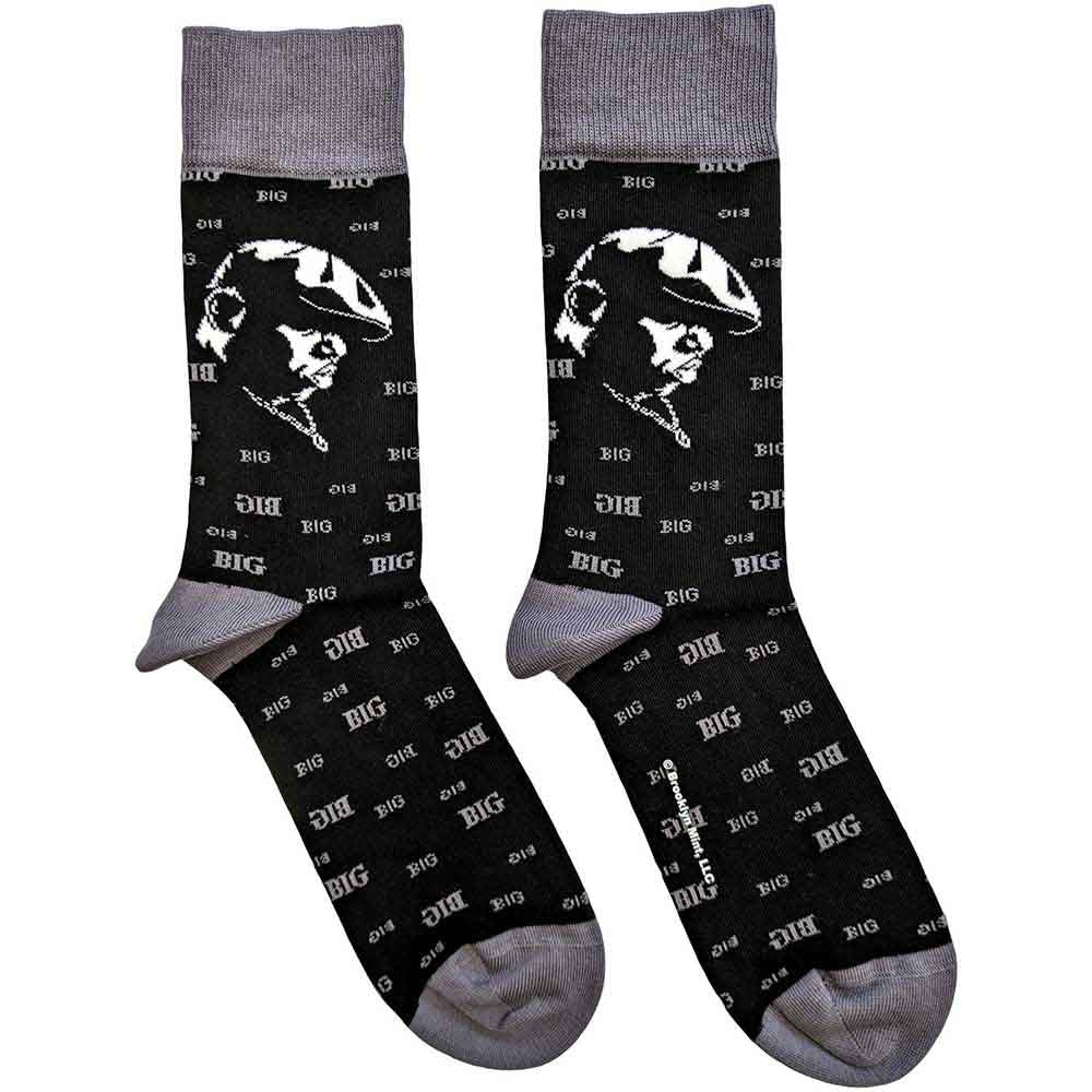 Biggie Smalls Side Portrait [Socks] - Rock Band Apparel