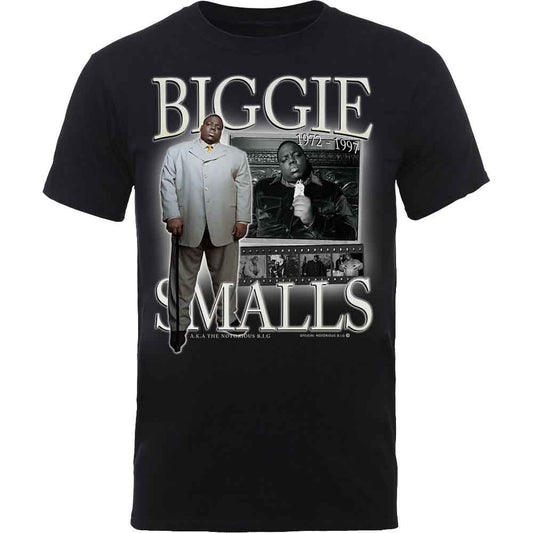 Biggie Smalls Smalls Suited [T-Shirt] Black