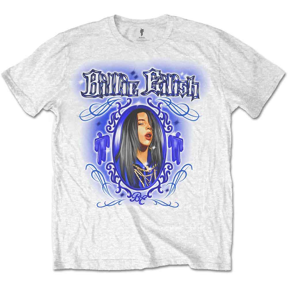 Billie Eilish Airbrush [T-Shirt] - Rock Band Apparel