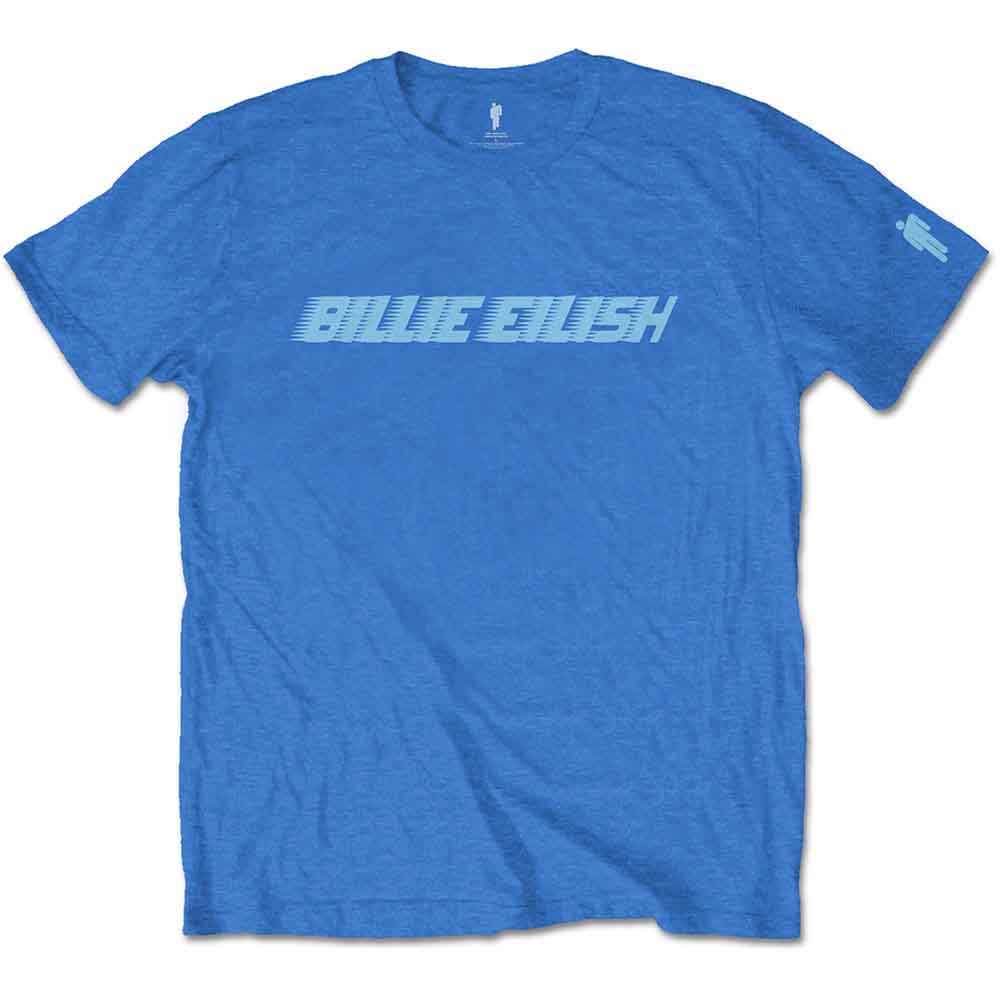 Billie Eilish Blue Racer Logo [T-Shirt] Blue