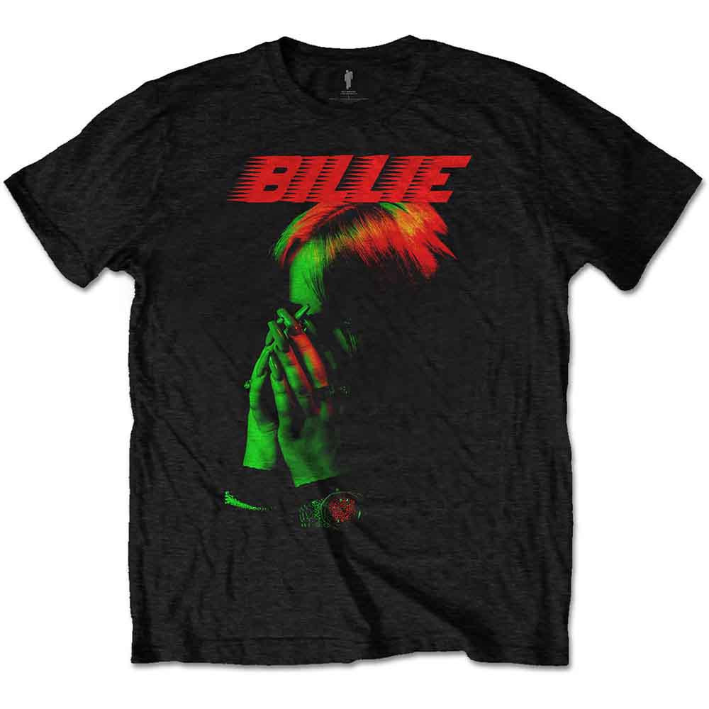 Billie Eilish Hands Face [T-Shirt] - Rock Band Apparel
