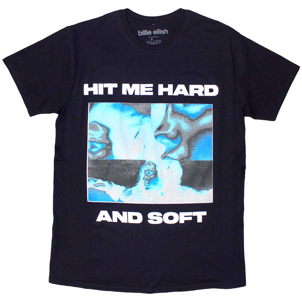 Billie Eilish Hit Me Hard And Soft Negative [T-Shirt] Blue
