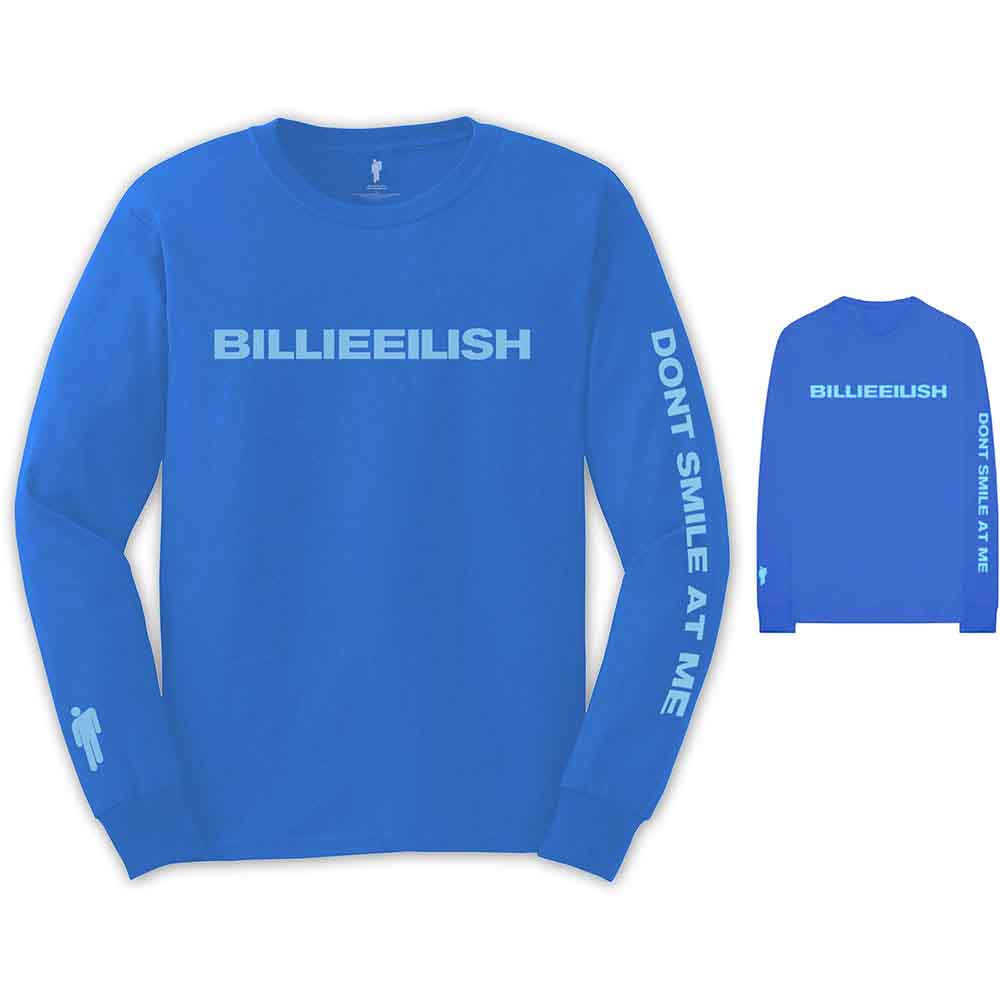 Billie Eilish Smile [T-Shirt] Blue
