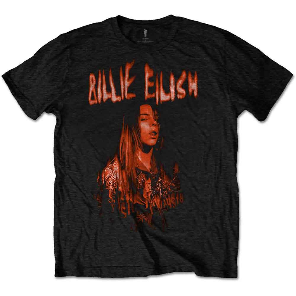 Billie Eilish Spooky Logo [T-Shirt] Black