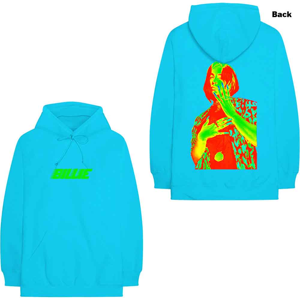 Billie Eilish Thermal Photo [Sweatshirt] - Rock Band Apparel