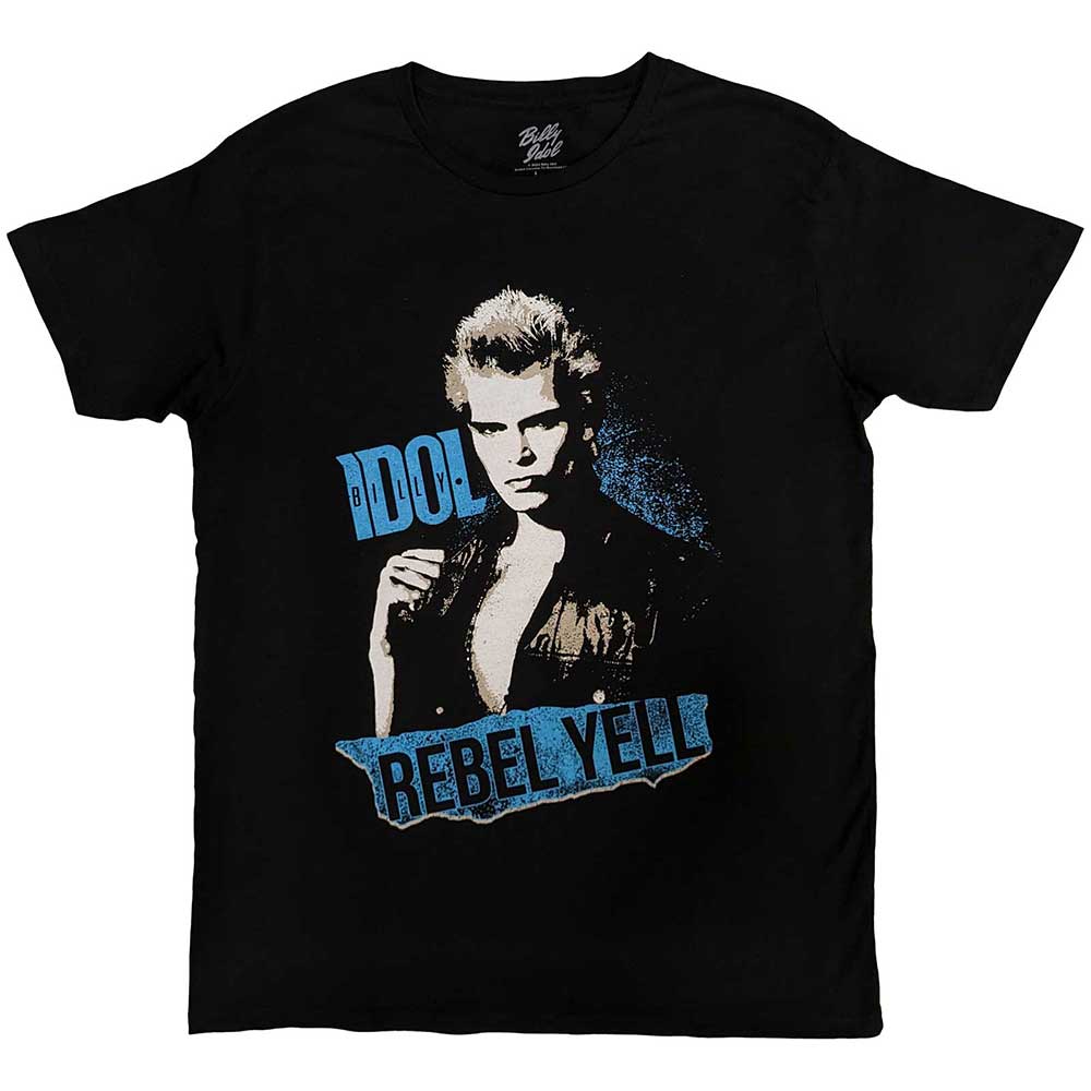 Billy Idol Rebel Yell Blue [T-Shirt] Black