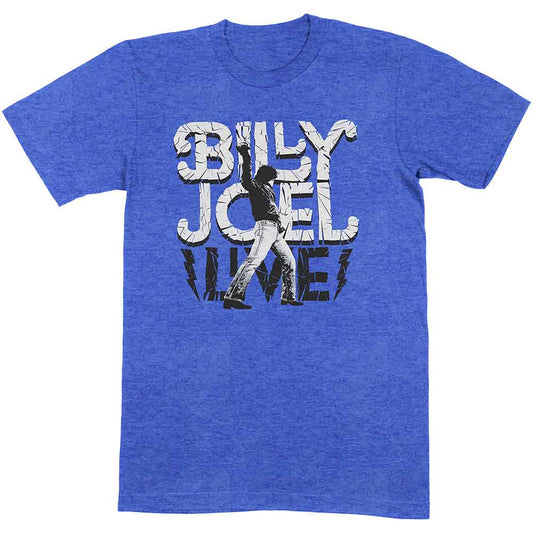 Billy Joel Glass Houses Live [T-Shirt] Blue