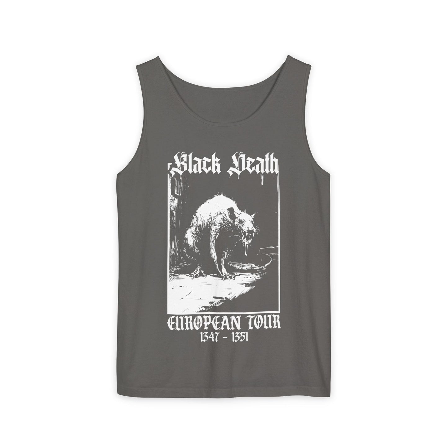 Black Death European Tour Plague Rat Unisex Tank Top