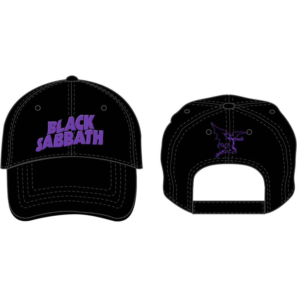 Black Sabbath Demon & Logo [Hat] Black
