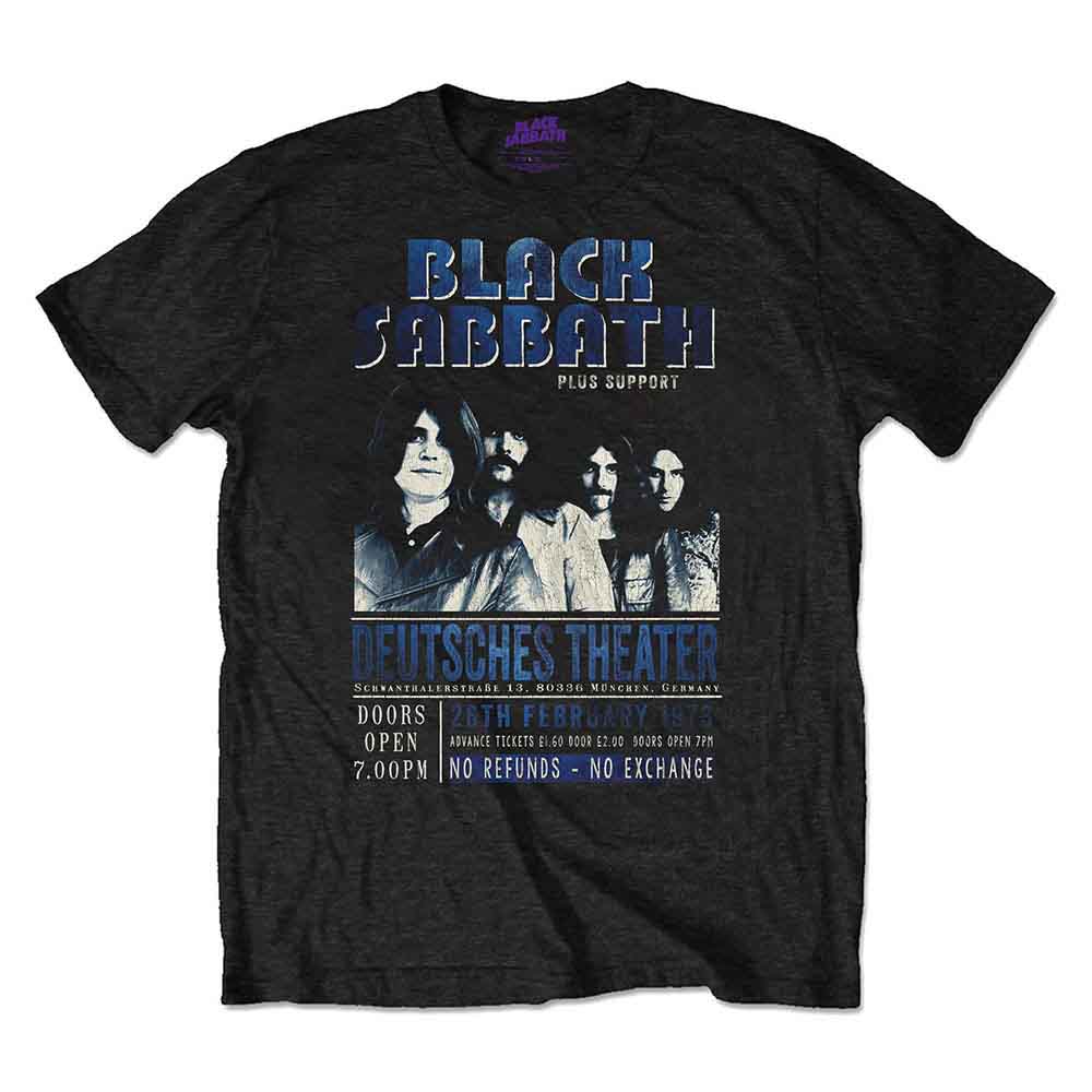 Black Sabbath Deutsches '73 [T-Shirt] - Rock Band Apparel
