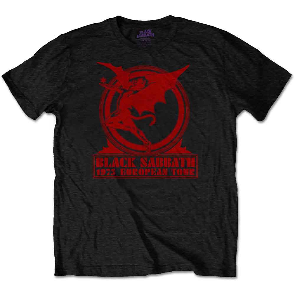 Black Sabbath Europe '75 [T-Shirt] - Rock Band Apparel
