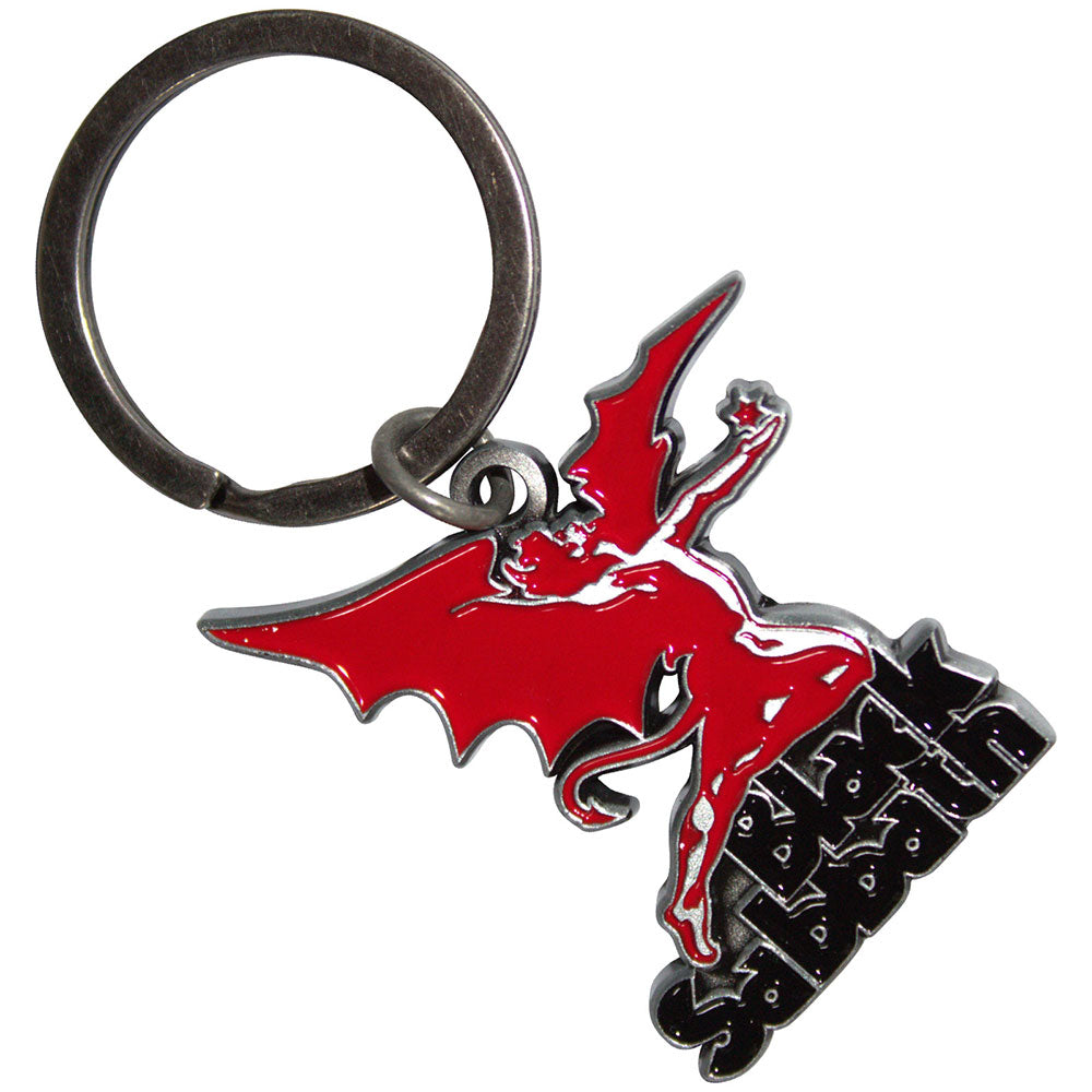 Black Sabbath Logo & Daemon [Keychain] - Rock Band Apparel