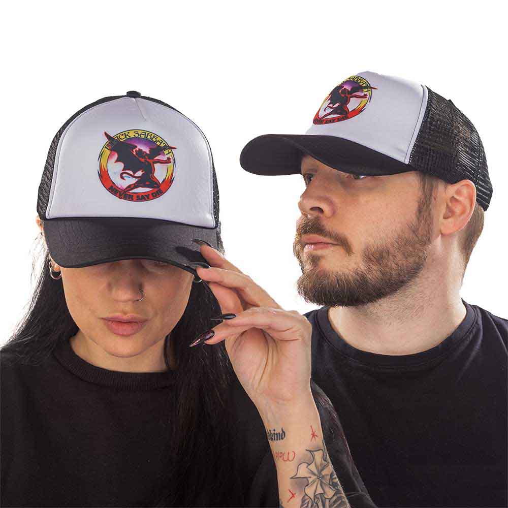 Black Sabbath Never Say Die [Hat] Black, White