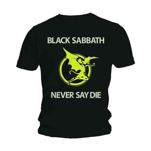 Black Sabbath Never Say Die [T-Shirt] Black