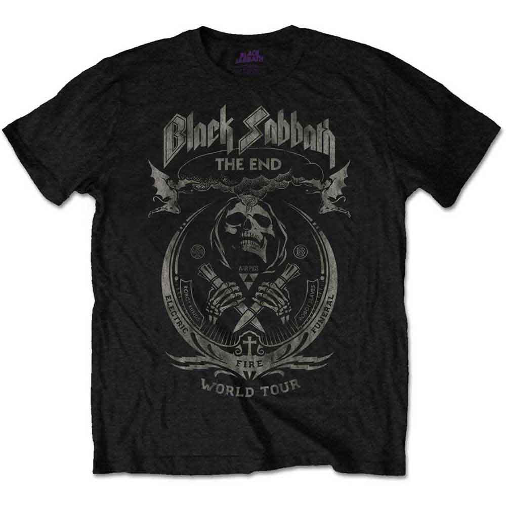 Black Sabbath The End Mushroom Cloud [T-Shirt] - Rock Band Apparel