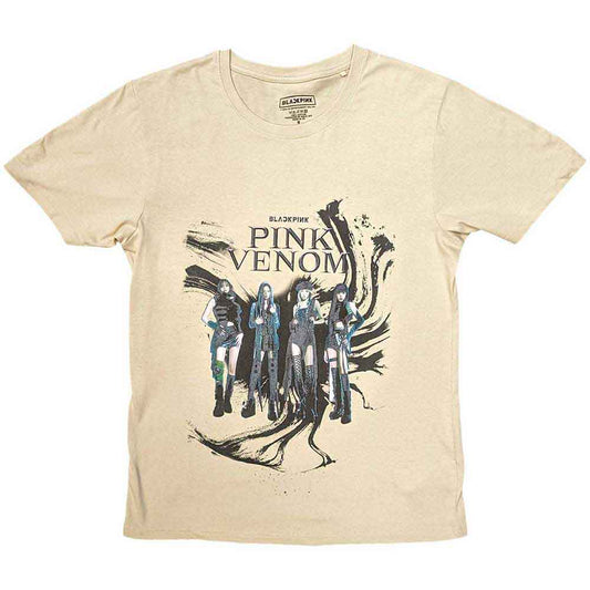 BLACKPINK Pink Venom Oil Stroke [T-Shirt] Neutral