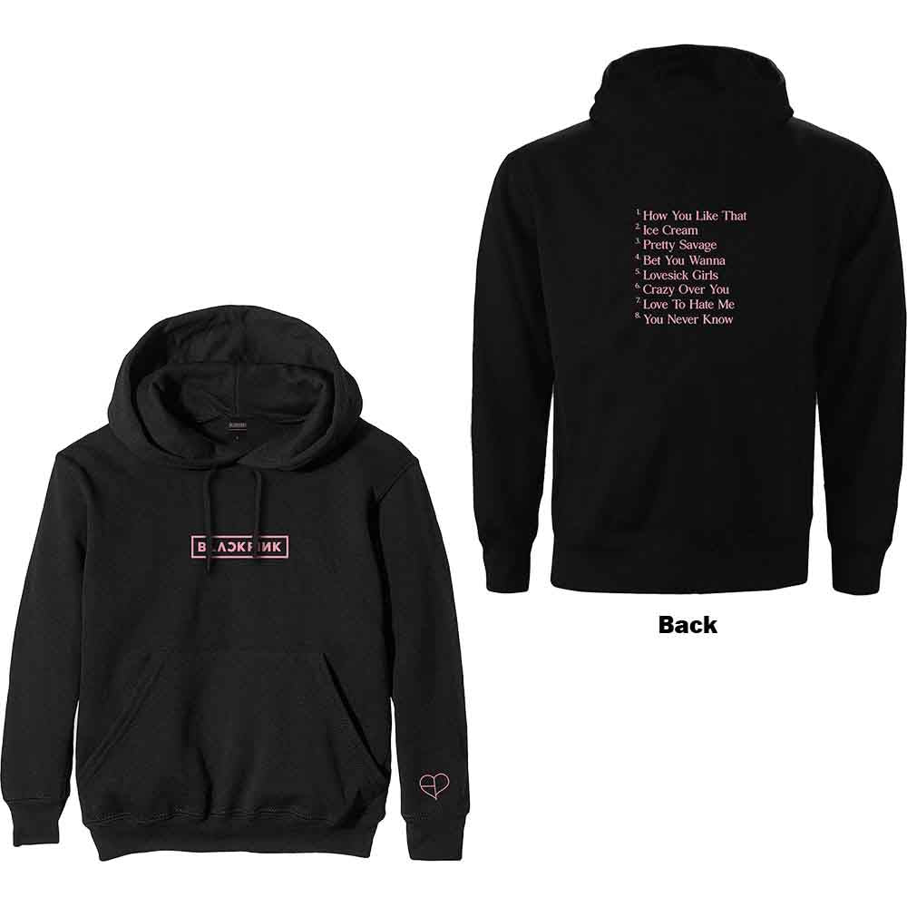 BLACKPINK The Album Tracklist [Sweatshirt] Black