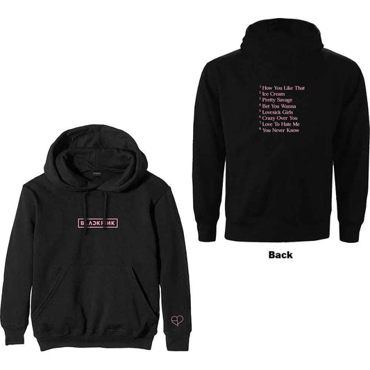 BLACKPINK The Album Tracklist [Sweatshirt] - Rock Band Apparel